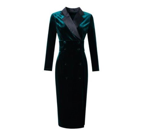 Vintage Kvalitné Zelené Šaty