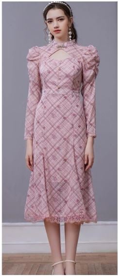 Vintage Kanadské Šaty Levanduľa