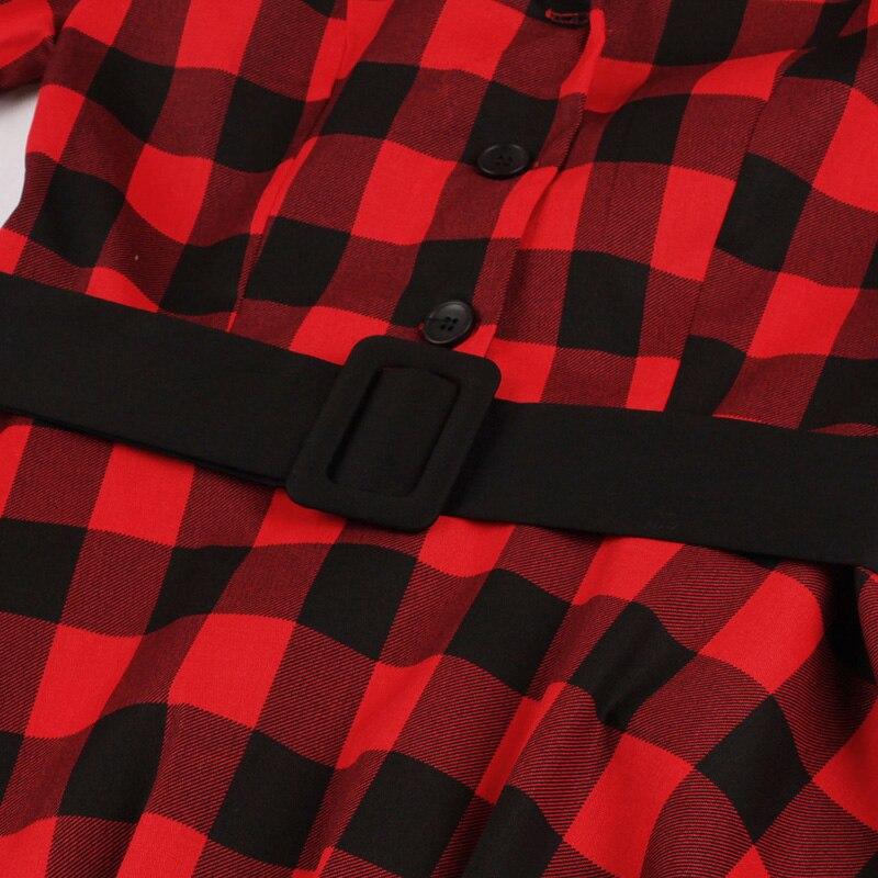 Košeľové Šaty Vintage Check