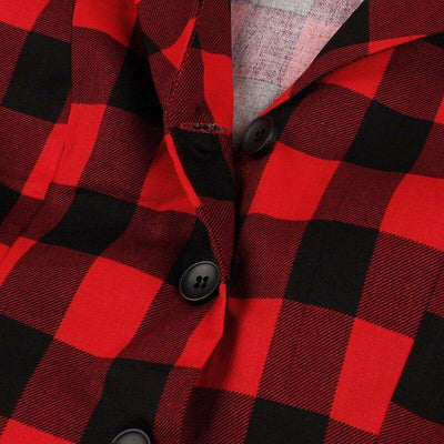 Košeľové Šaty Vintage Check