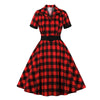 Košeľové Šaty Vintage Check