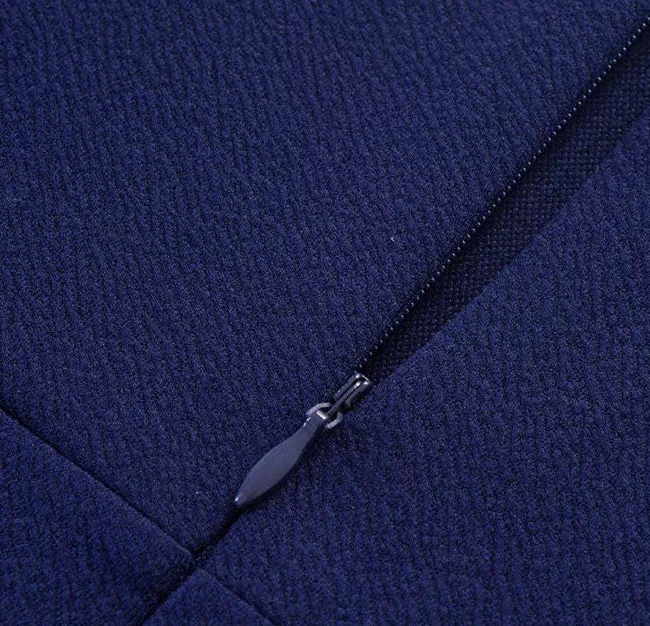 Vintage Ceruzkové Elegantné Námornícke Šaty