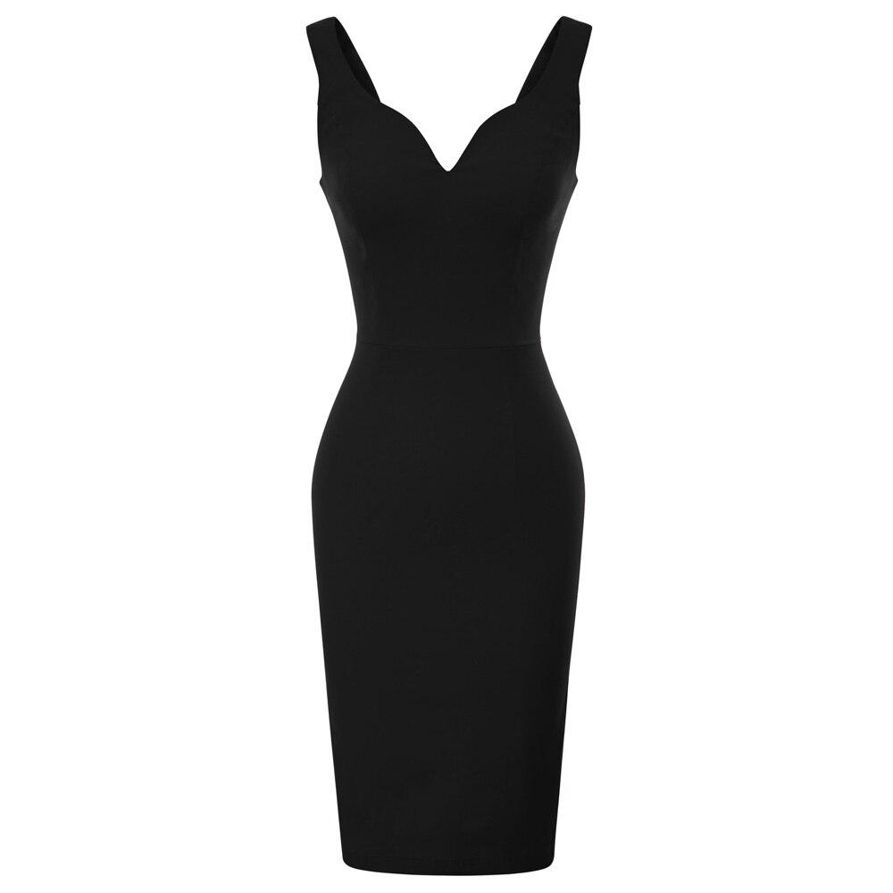 Vintage Šaty Z Čiernej Ceruzky