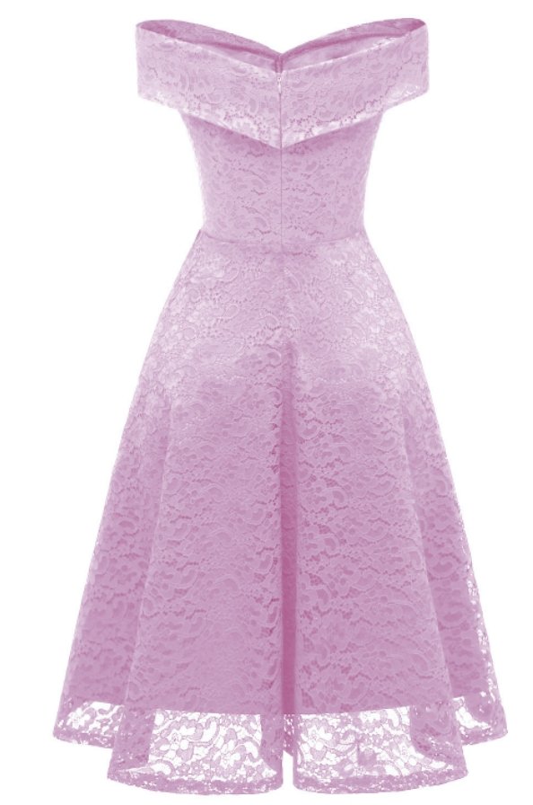 Vintage Fialové Šaty Pre Slúžku