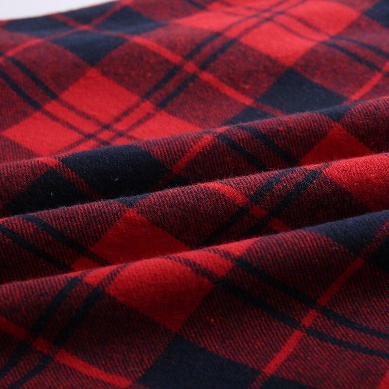 Vintage Tartanové Šaty Mimo Ramena