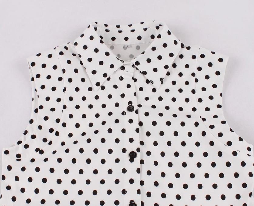 Vintage Čiernobiele Dámske Šaty