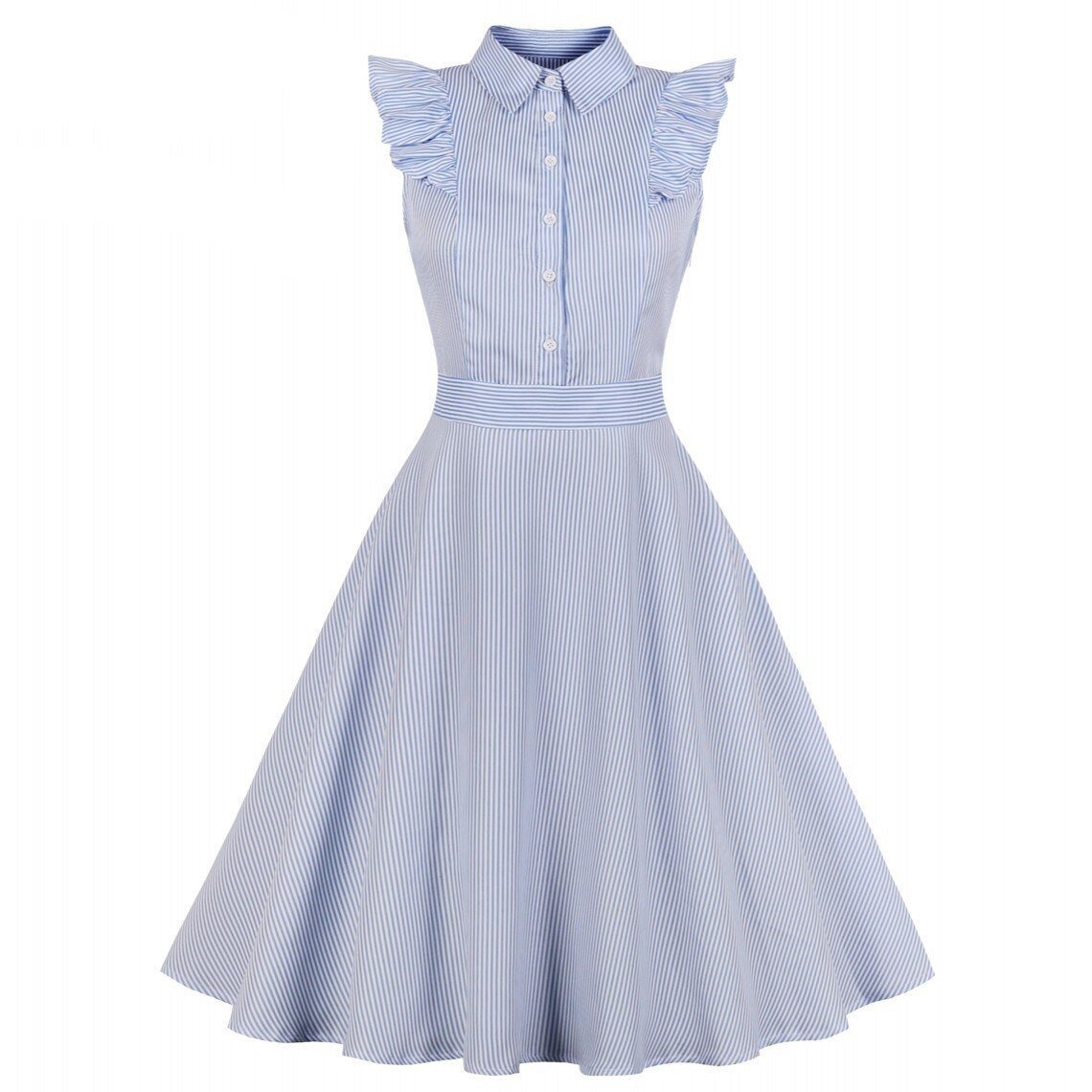 Vintage Košeľové Šaty Nadmernej Veľkosti