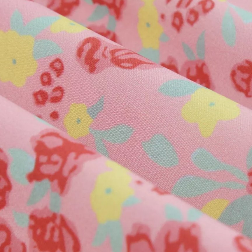 Vintage Šaty S Vysokým Pásom V Ružovej Farbe