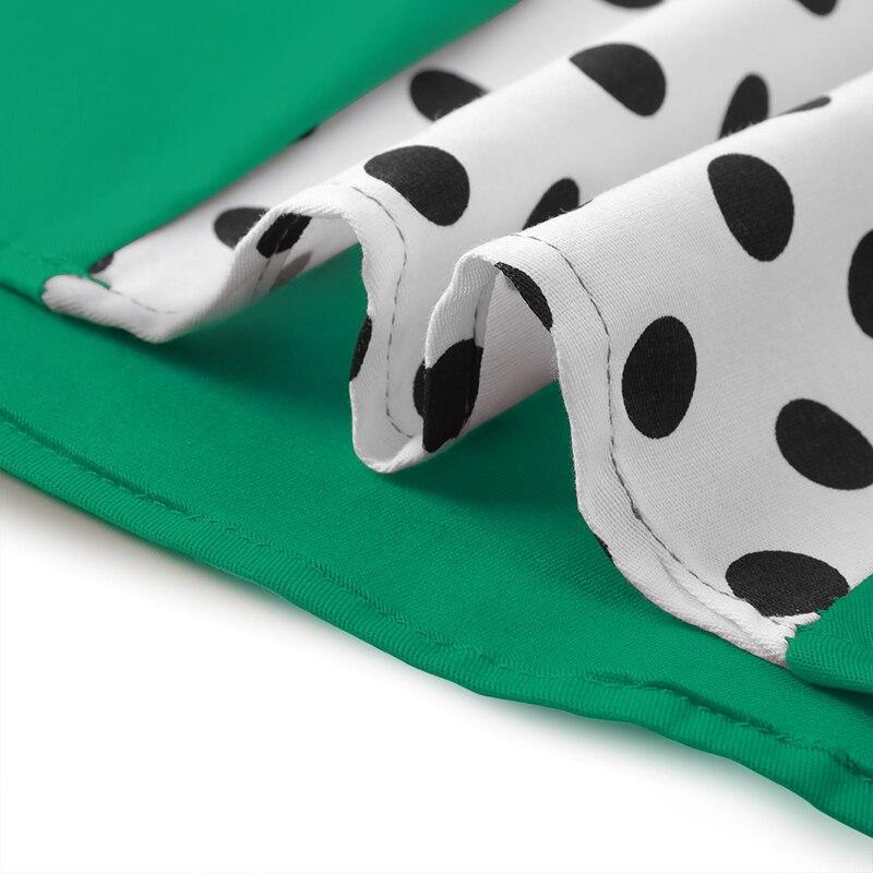 Vintage Zimné Zelené Šaty Veľkej Veľkosti