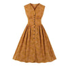 Vintage Šaty Apricot Plus Size
