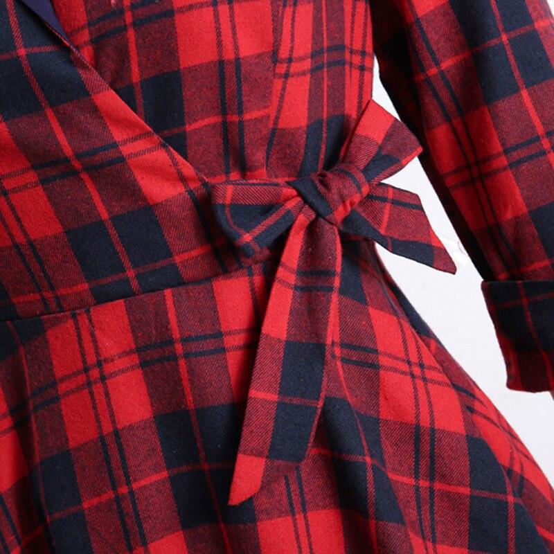 Vintage Zimné Bavlnené Šaty