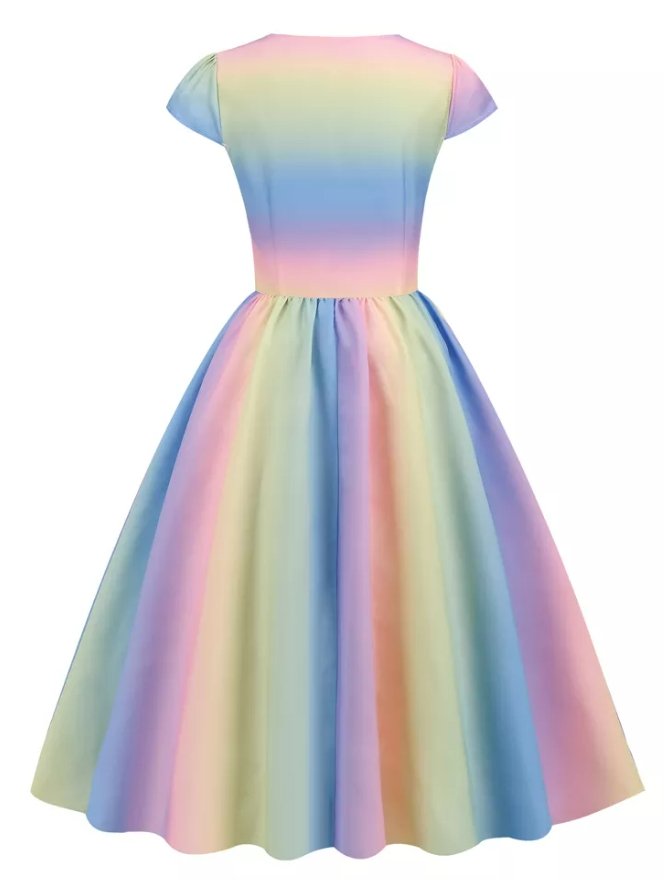 Pekné Vintage Šaty