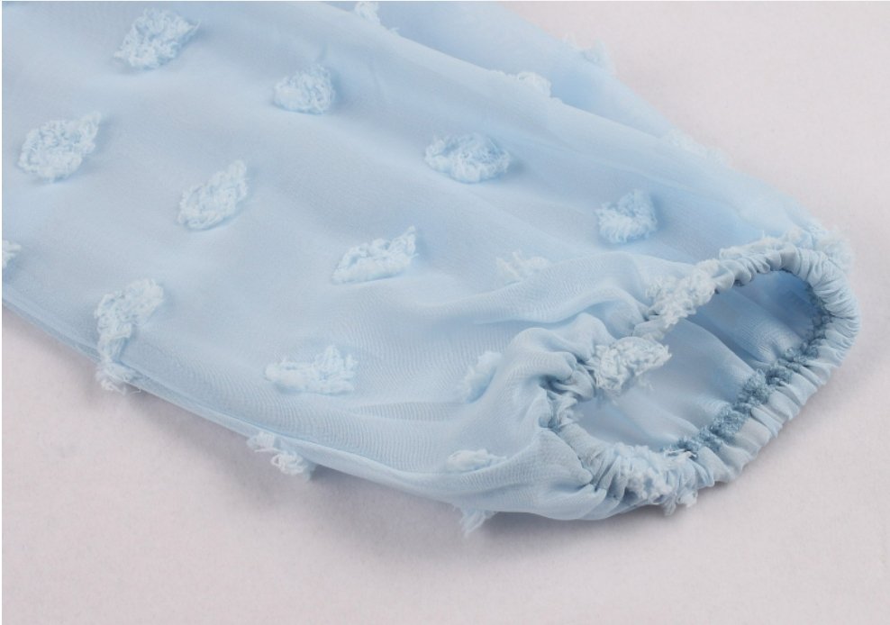 Vintage Dlhé Boho Šaty Modré