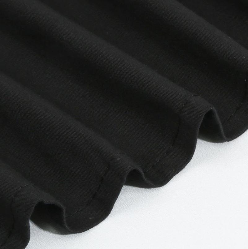 Modré Bodkované Šaty Z 50. Rokov Bez Ramienok