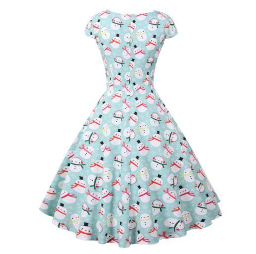 Vintage Vianočné Šaty Nadmernej Veľkosti Sky