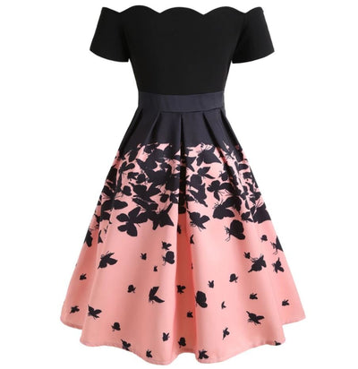 Vintage Butterflies Šaty