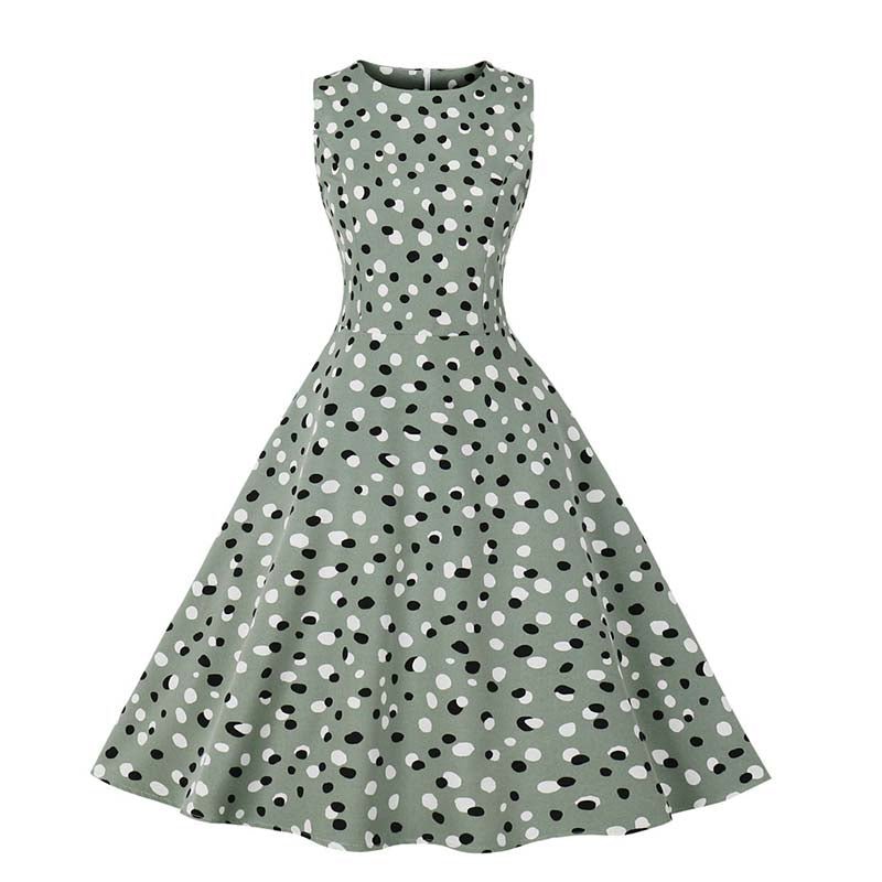 Vintage Zelené Šaty