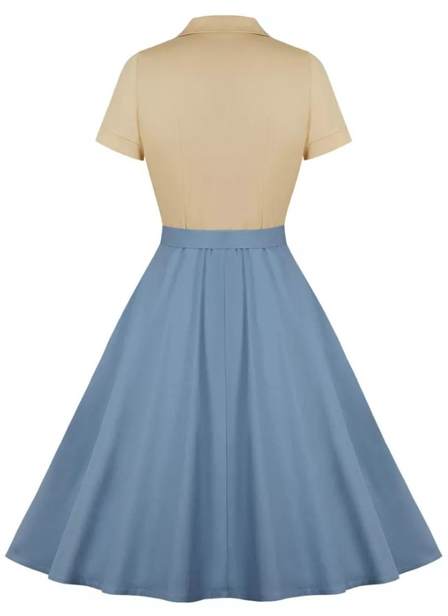 Vintage Pin-Up Šaty Z 50. Rokov 20. Storočia