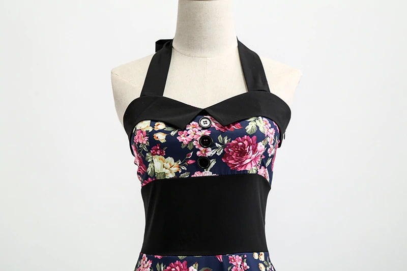 Vintage Pin-Up Gýčové Šaty