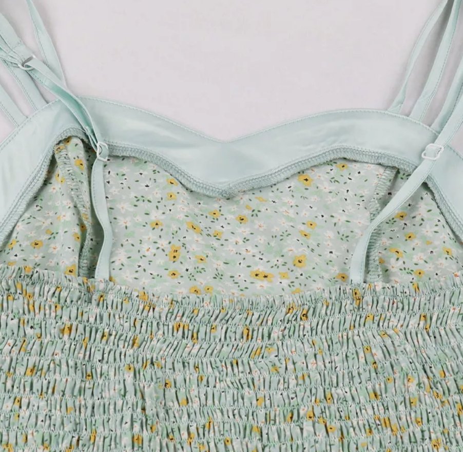 Vintage Šaty S Potlačou Kvetov Pin Up