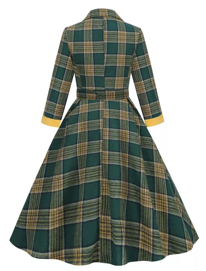 Vintage Skladané Šaty