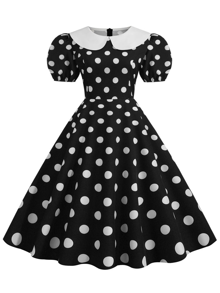 Vintage Polka Šaty