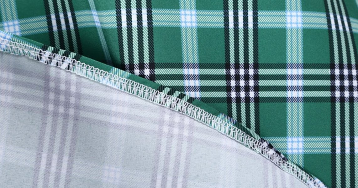 Vintage Zelené A Čierne Pruhované Šaty