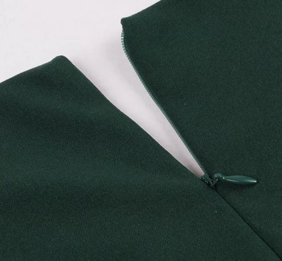 Vintage Zelené Šaty Na Recepciu