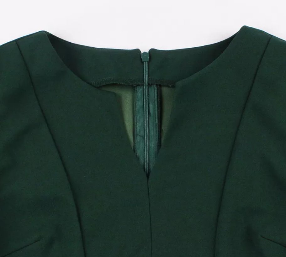 Vintage Zelené Šaty Na Recepciu