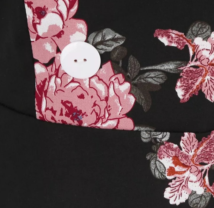 Vintage Rockabilly Šaty S Kvetmi 50. Rokov