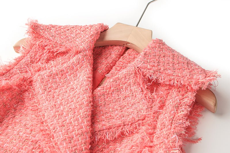 Vintage Púdrovo Ružové Šaty