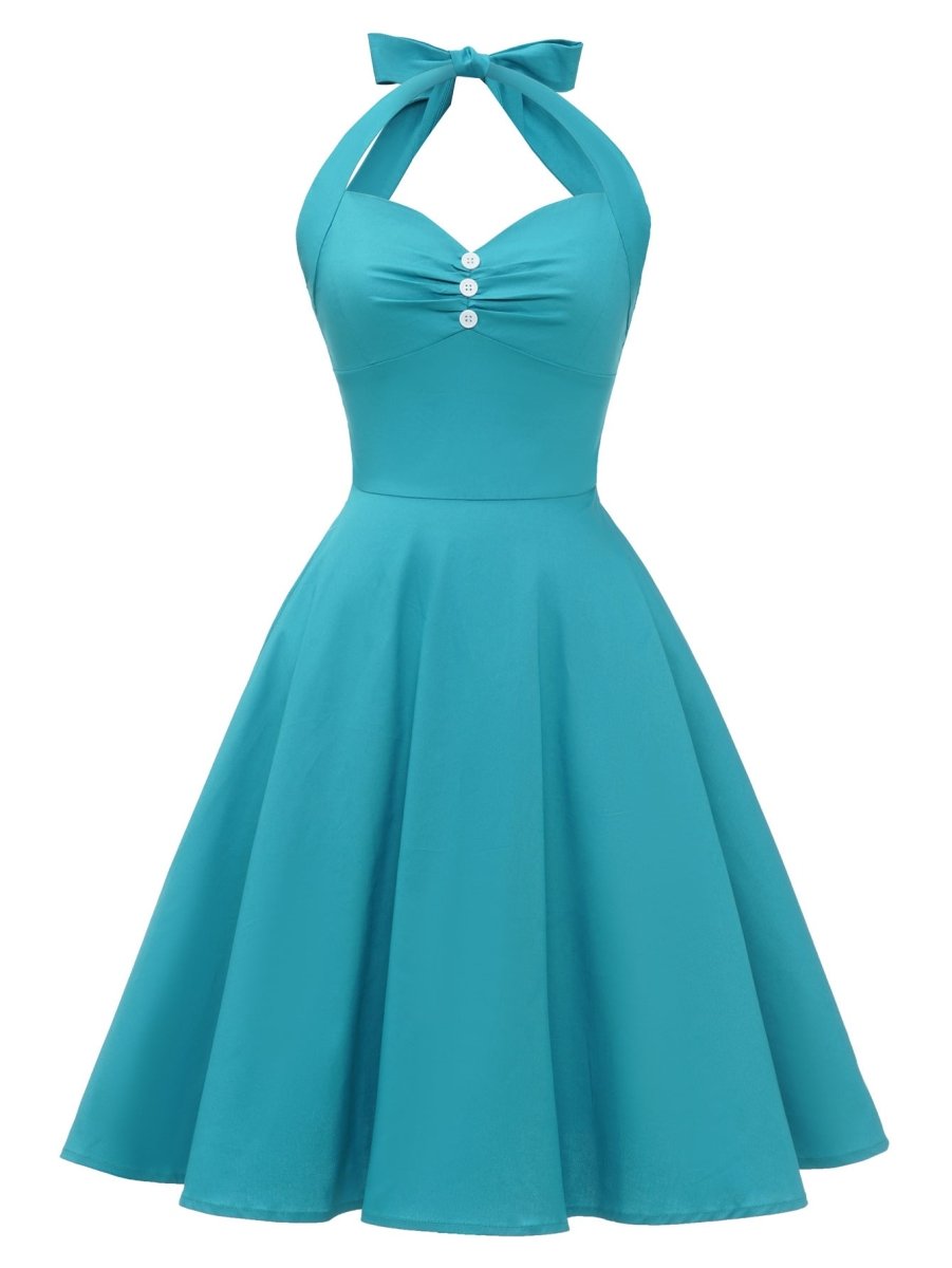 Vintage Sexy Pin Up Sky Šaty