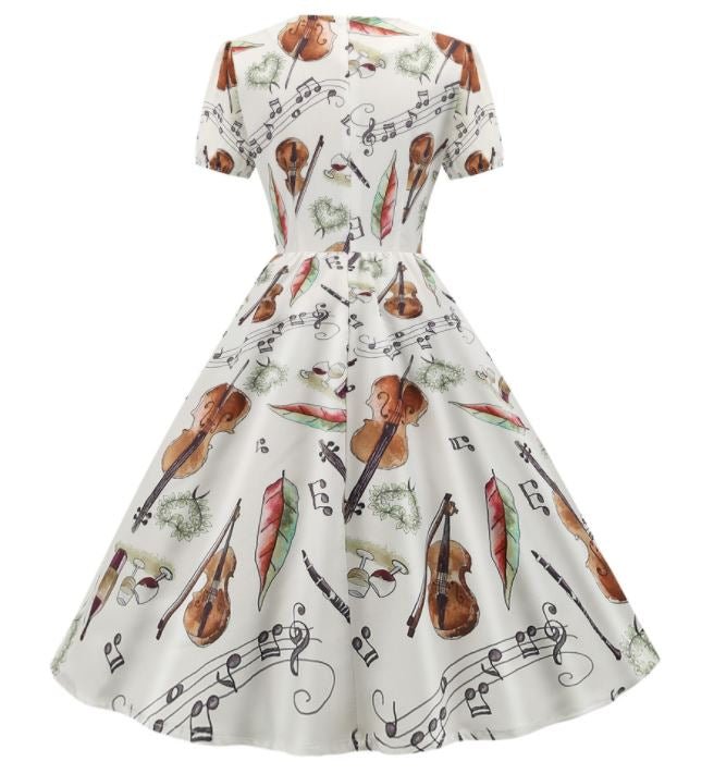 Vintage Swingové Šaty