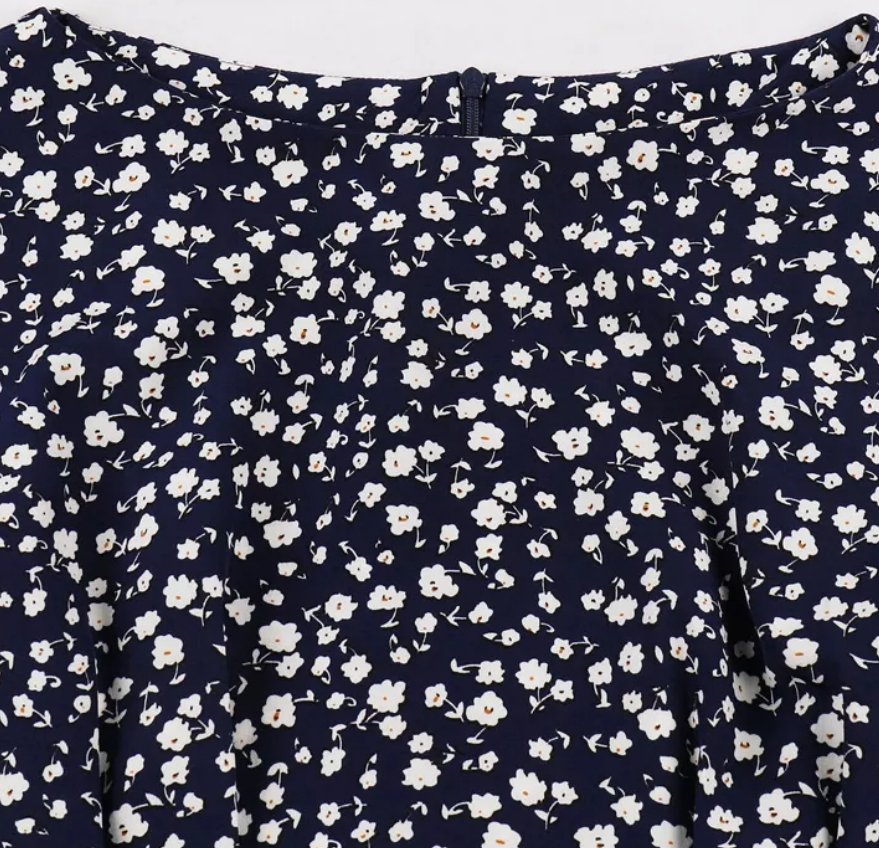 Vintage Námornícke Šaty S Vysokým Pásom