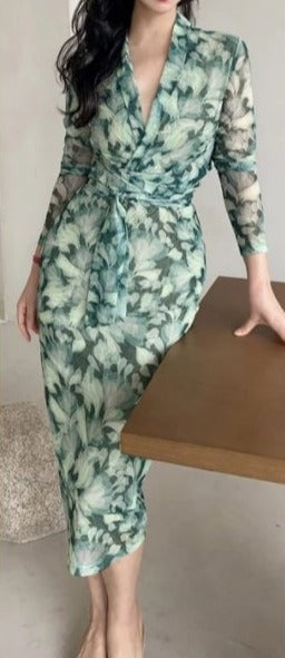 Vintage Zelené Šaty Zo 40. Rokov