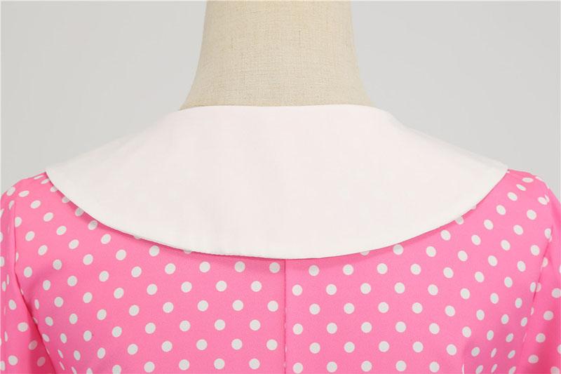 Ružové Trapézové Šaty Z 50. Rokov