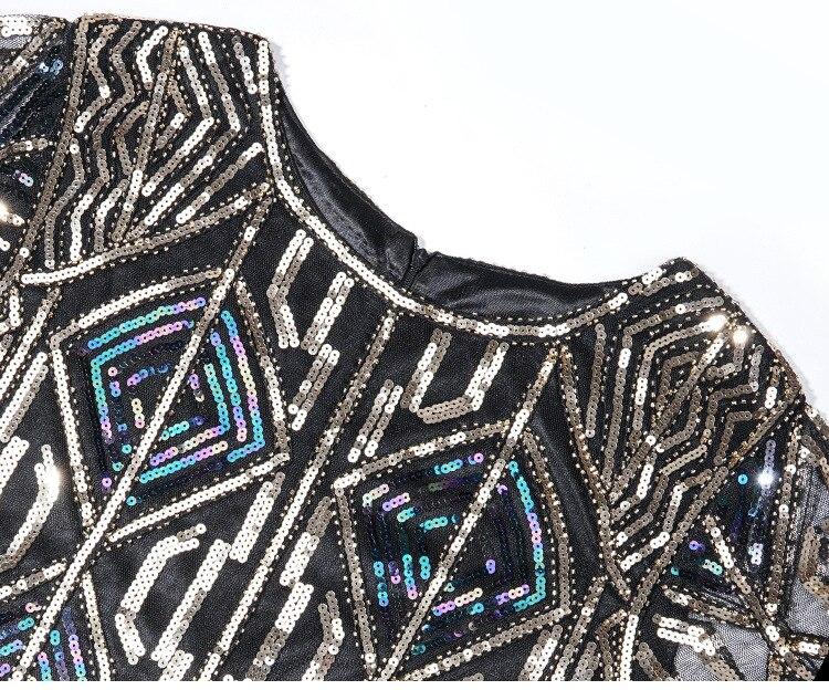 Vintage Dlhé Zlaté Šaty Gatsbyho Z 20. Rokov