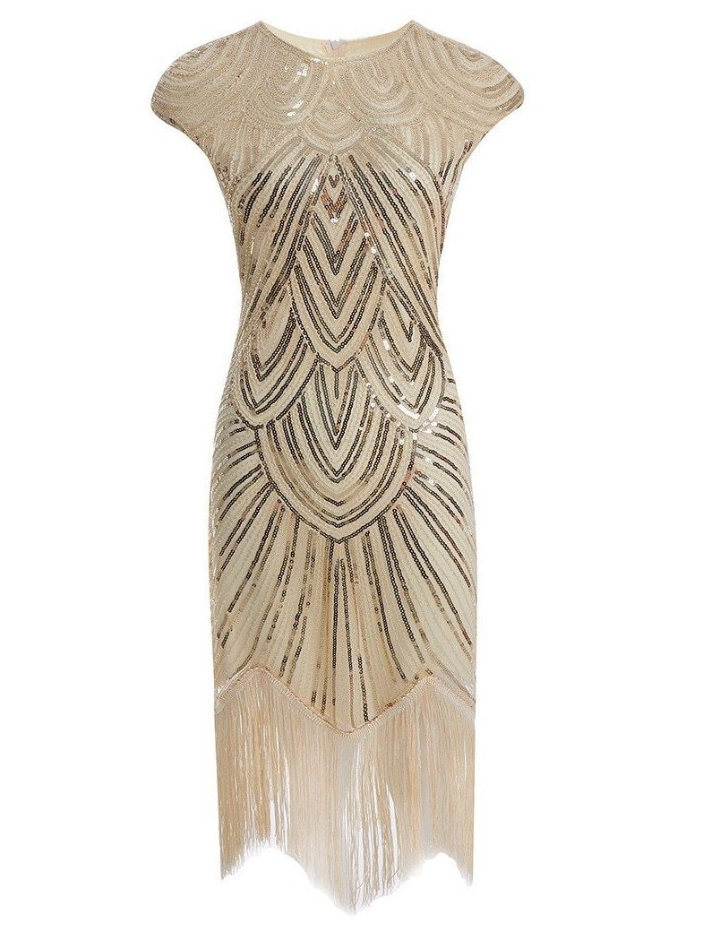 Béžové Šaty Z 20. Rokov