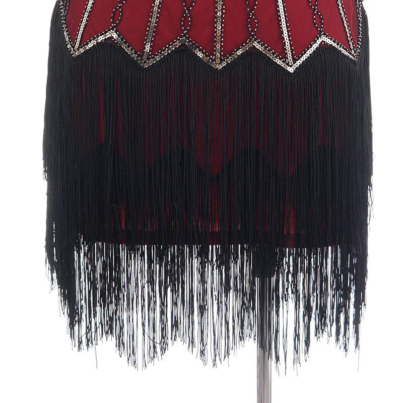 Vintage Červené Šaty 20-Tych Rokov