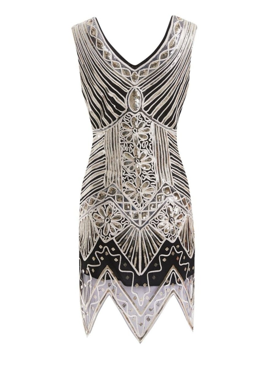 Vintage Šaty Strednej Dĺžky Z 20. Rokov