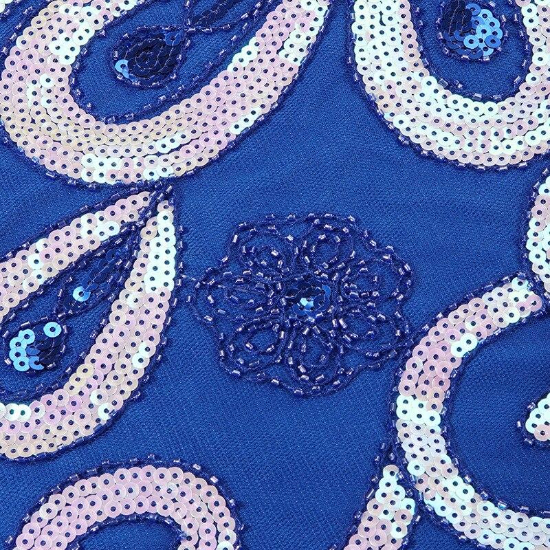 Modré Šaty V Štýle 20. Rokov