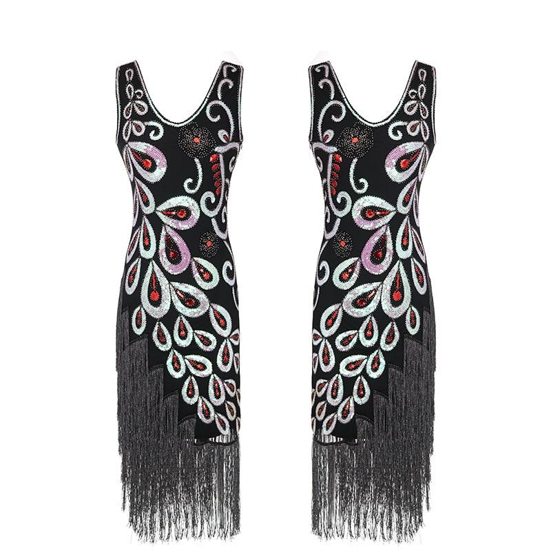 Čierne Šaty V Štýle 20. Rokov