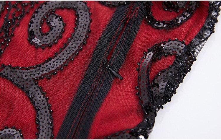 Červené Čipkované Šaty Z 20. Rokov