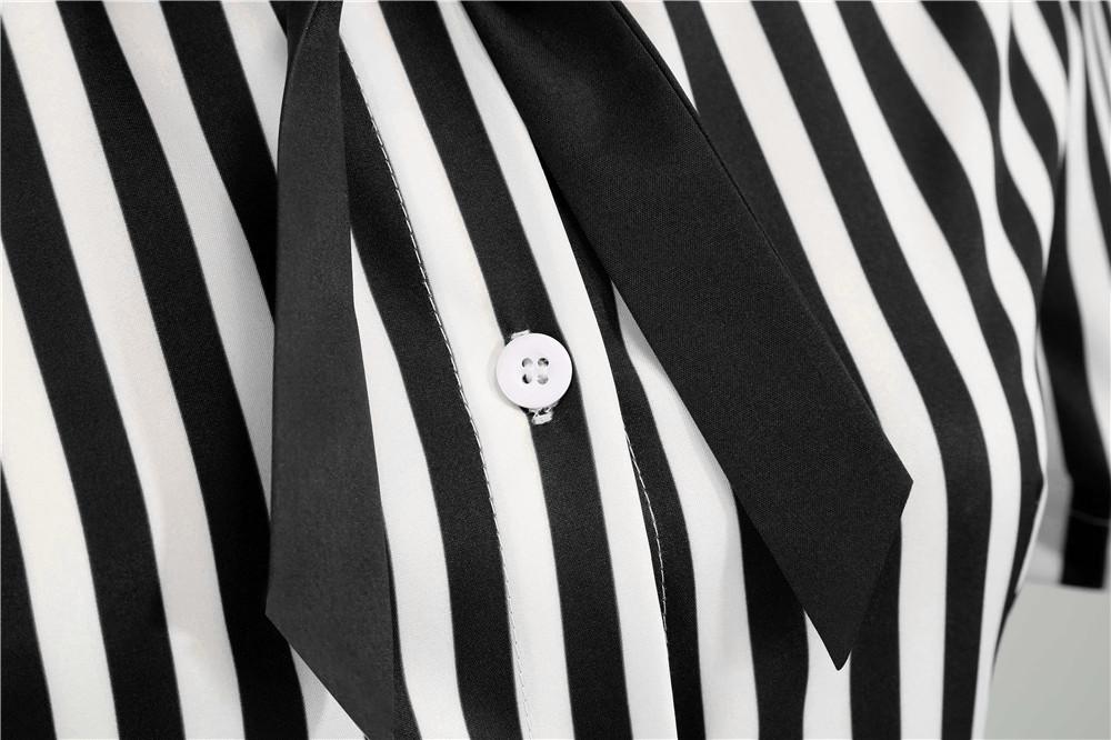 Vintage Retro Čiernobiele Šaty