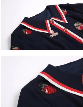 Modrý Outfit 40. Rokov